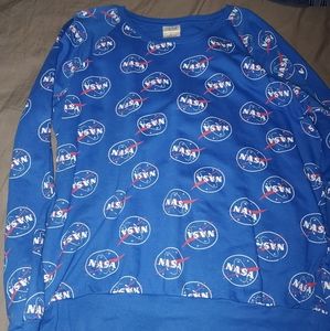 Blue NASA long sleeve
